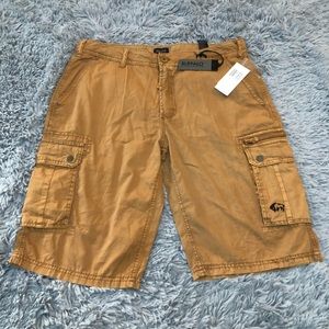 Buffalo David Bitton Tan Cargo Shorts - Sz 31